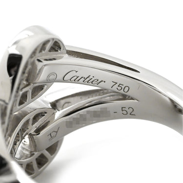 カルティエ Cartier アグラフ ダイヤ ホワイトゴールド K18WG ダイヤモンド ＃52(JP12) リング 指輪 750 18K WG 18金 11.5号