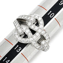 カルティエ Cartier アグラフ ダイヤ ホワイトゴールド K18WG ダイヤモンド ＃52(JP12) リング 指輪 750 18K WG 18金 11.5号