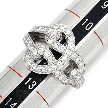 カルティエ Cartier アグラフ ダイヤ ホワイトゴールド K18WG ダイヤモンド ＃52(JP12) リング 指輪 750 18K WG 18金 11.5号