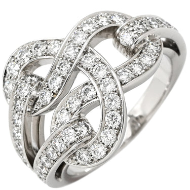 カルティエ Cartier アグラフ ダイヤ Ｎ4208853 ホワイトゴールド K18WG ダイヤモンド ＃53(JP13) リング 指輪 750 18K WG 18金 13号