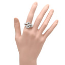 カルティエ Cartier アグラフ ダイヤ Ｎ4208853 ホワイトゴールド K18WG ダイヤモンド ＃53(JP13) リング 指輪 750 18K WG 18金 13号