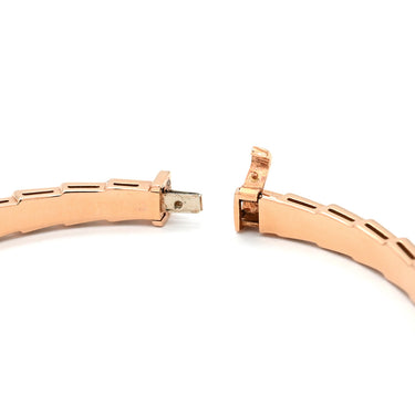 ブルガリ BVLGARI セルペンティ ヴァイパー ピンクゴールド K18PG オニキス 14039 ブレスレット バングル 18K 750 PG