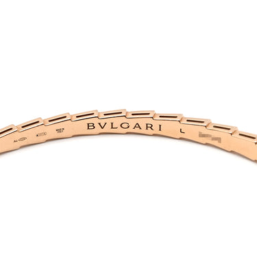 ブルガリ BVLGARI セルペンティ ヴァイパー ピンクゴールド K18PG オニキス 14039 ブレスレット バングル 18K 750 PG