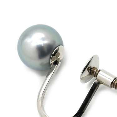 TASAKI TASAKI あこやパール ネックレス イヤリング セット パールシルバーグレー×ホワイトゴールド パール シルバー K14WG(イヤリング) ネックレス K14WG SV