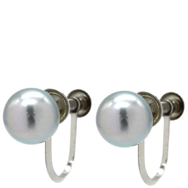 TASAKI TASAKI あこやパール ネックレス イヤリング セット パールシルバーグレー×ホワイトゴールド パール シルバー K14WG(イヤリング) ネックレス K14WG SV