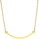 ティファニー Tiffany & Co Tスマイル ペンダント スモール イエローゴールド K18YG ネックレス T＆Co. T smile イエローゴールド K18YG Au750 18K 18金
