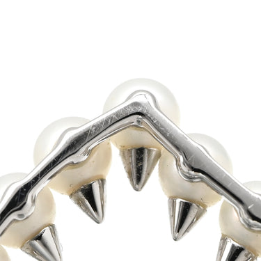 TASAKI TASAKI デインジャー ハート パールホワイト×ホワイトゴールド K18WG パール ダイヤモンド ネックレス TASAKI パール 真珠 danger heart ダイヤ Au 750WG