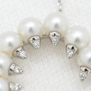 TASAKI TASAKI デインジャー ハート パールホワイト×ホワイトゴールド K18WG パール ダイヤモンド ネックレス TASAKI パール 真珠 danger heart ダイヤ Au 750WG