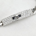 エルメス HERMES ケリー グルメット TPM H221410B ホワイトゴールド K18WG ダイヤモンド SH ブレスレット 750 18K チェーン 41Pダイヤ ケリークラスプ