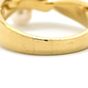 TASAKI TASAKI リファインド リベリオン パールホワイト×イエローゴールド K18YG パール ガーネット リング 指輪 アコヤ あこや 真珠 1粒 K18YG パール ガーネット 11号