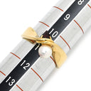 TASAKI TASAKI リファインド リベリオン パールホワイト×イエローゴールド K18YG パール ガーネット リング 指輪 アコヤ あこや 真珠 1粒 K18YG パール ガーネット 11号