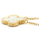 ヴァンクリーフアーペル Van Cleef & Arpels ヴィンテージ アルハンブラ ペンダント VCARA45900 パールホワイト×イエローゴールド K18YG マザーオブパール ネックレス 白 750 18K YG シェル