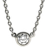 ティファニー Tiffany & Co バイザヤード シングルダイヤ プラチナシルバー Pt950 ダイヤモンド ネックレス T&Co. 1P 1石 1粒 ソリテール Pt950 エルサペレッティ