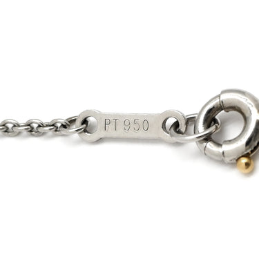 ティファニー Tiffany & Co バイザヤード シングルダイヤ プラチナシルバー Pt950 ダイヤモンド ネックレス T&Co. 1P 1石 1粒 ソリテール Pt950 エルサペレッティ
