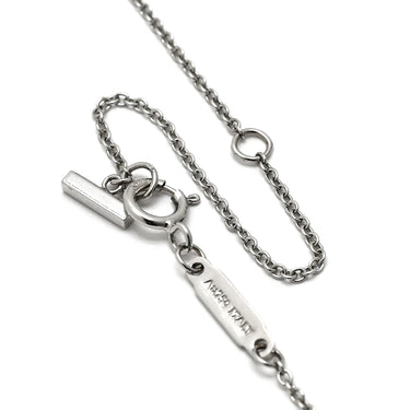 ティファニー Tiffany & Co Tスマイル ミニ ブルートパーズ ペンダント ホワイトゴールド K18WG ブルートパーズ ネックレス Au750 18K WG Tiffany T smile