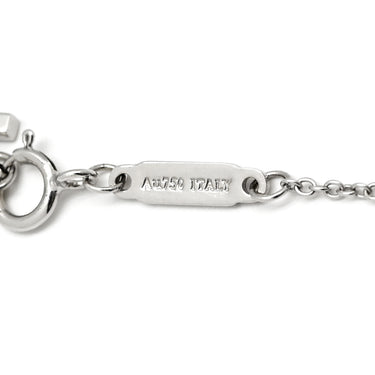 ティファニー Tiffany & Co Tスマイル ミニ ブルートパーズ ペンダント ホワイトゴールド K18WG ブルートパーズ ネックレス Au750 18K WG Tiffany T smile