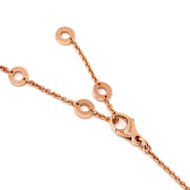 ブルガリ BVLGARI ビーゼロワン ネックレス 346083 ピンクゴールドXブラック K18PG セラミック ネックレス B-zero1 ペンダント 18K 750PG 黒
