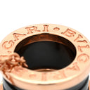 ブルガリ BVLGARI ビーゼロワン ネックレス 346083 ピンクゴールドXブラック K18PG セラミック ネックレス B-zero1 ペンダント 18K 750PG 黒