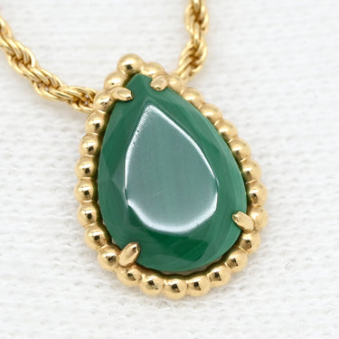 ブシュロン BOUCHERON セルパンボエム ペンダント スモール JPN00581 グリーンXイエローゴールド K18YG マラカイト ネックレス 緑 マラカイト 18K AU750