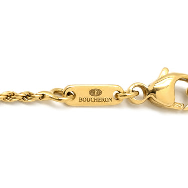 ブシュロン BOUCHERON セルパンボエム ペンダント スモール JPN00581 グリーンXイエローゴールド K18YG マラカイト ネックレス 緑 マラカイト 18K AU750