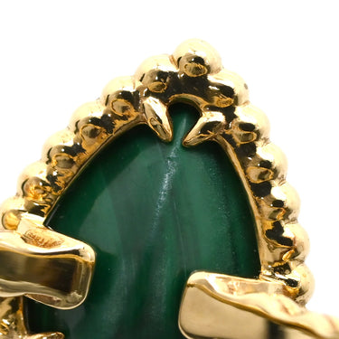 ブシュロン BOUCHERON セルパンボエム JRG0279550 イエローゴールド K18YG マラカイト #50(JP10) リング 指輪 緑 Au750 18K マライカイト 9号