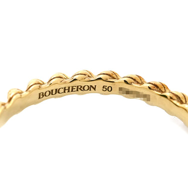 ブシュロン BOUCHERON セルパンボエム JRG0279550 イエローゴールド K18YG マラカイト #50(JP10) リング 指輪 緑 Au750 18K マライカイト 9号