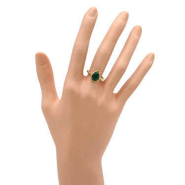 ブシュロン BOUCHERON セルパンボエム JRG0279550 イエローゴールド K18YG マラカイト #50(JP10) リング 指輪 緑 Au750 18K マライカイト 9号