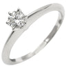 ティファニー Tiffany & Co ソリティア ダイヤリング プラチナシルバー Pt950 ダイヤモンド リング 指輪 T＆Co. 一粒 1P 立爪 0.24ct 9号