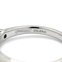 ティファニー Tiffany & Co ソリティア ダイヤリング プラチナシルバー Pt950 ダイヤモンド リング 指輪 T＆Co. 一粒 1P 立爪 0.24ct 9号
