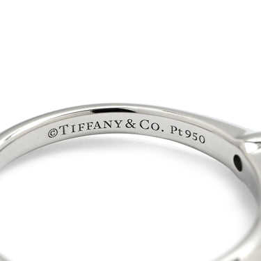 ティファニー Tiffany & Co ソリティア ダイヤリング プラチナシルバー Pt950 ダイヤモンド リング 指輪 T＆Co. 一粒 1P 立爪 0.24ct 9号