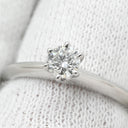 ティファニー Tiffany & Co ソリティア ダイヤリング プラチナシルバー Pt950 ダイヤモンド リング 指輪 T＆Co. 一粒 1P 立爪 0.24ct 9号