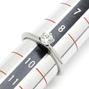 ティファニー Tiffany & Co ソリティア ダイヤリング プラチナシルバー Pt950 ダイヤモンド リング 指輪 T＆Co. 一粒 1P 立爪 0.24ct 9号