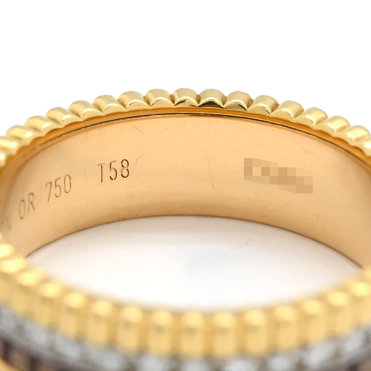 Boucheron リング サイズ45 Au 750 YG BOUCHERON（ブシュロン） キャトル クラシック スモール リング K18
