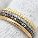 ブシュロン BOUCHERON キャトル クラシック スモール JRG00627 4カラー K18YG K18PG K18WG ブラウンPVD ダイヤモンド #T58 リング 指輪 Au750 ダイヤ 18号