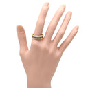 ブシュロン BOUCHERON キャトル クラシック スモール JRG00627 4カラー K18YG K18PG K18WG ブラウンPVD ダイヤモンド #T58 リング 指輪 Au750 ダイヤ 18号