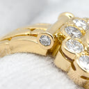 コルロフ Korloff ルビー ダイヤ レッド×イエローゴールド K18YG ダイヤモンド ルビー リング 指輪 0.68ct イエローゴールド Au750 18K 18金 赤 アールデコ調 フラワーモチーフ 15号