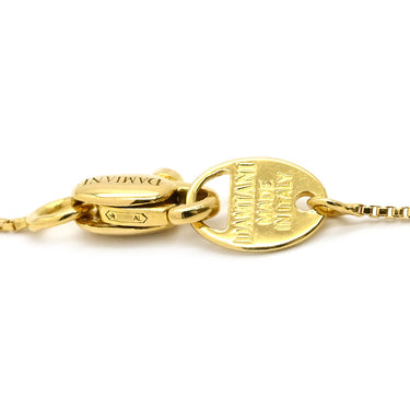 ダミアーニ DAMIANI ベルエポック S イエローゴールド K18YG ダイヤモンド ネックレス ペンダント 750 18金 クロス 十字架 ダイヤ