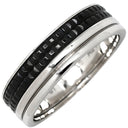 ブシュロン BOUCHERON キャトル ブラック ハーフ ラージモデル JAL00206 ホワイトゴールド×ブラック K18WG ブラックPVD #61 リング 指輪 Au750 18K 20.5号