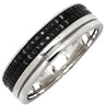 ブシュロン BOUCHERON キャトル ブラック ハーフ ラージモデル JAL00206 ホワイトゴールド×ブラック K18WG ブラックPVD #61 リング 指輪 Au750 18K 20.5号