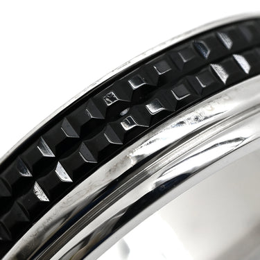 ブシュロン BOUCHERON キャトル ブラック ハーフ ラージモデル JAL00206 ホワイトゴールド×ブラック K18WG ブラックPVD #61 リング 指輪 Au750 18K 20.5号