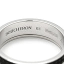 ブシュロン BOUCHERON キャトル ブラック ハーフ ラージモデル JAL00206 ホワイトゴールド×ブラック K18WG ブラックPVD #61 リング 指輪 Au750 18K 20.5号