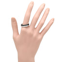 ブシュロン BOUCHERON キャトル ブラック ハーフ ラージモデル JAL00206 ホワイトゴールド×ブラック K18WG ブラックPVD #61 リング 指輪 Au750 18K 20.5号