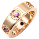 カルティエ Cartier ラブリング マルチカラーストーン B4087853 ピンクゴールドXマルチカラー K18PG マルチストーン #53(JP13) リング 指輪 750 RG 18K 18金 6号