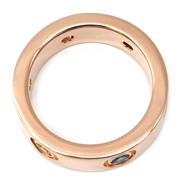 カルティエ Cartier ラブリング マルチカラーストーン B4087853 ピンクゴールドXマルチカラー K18PG マルチストーン #53(JP13) リング 指輪 750 RG 18K 18金 6号