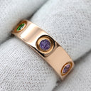 カルティエ Cartier ラブリング マルチカラーストーン B4087853 ピンクゴールドXマルチカラー K18PG マルチストーン #53(JP13) リング 指輪 750 RG 18K 18金 6号