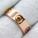 カルティエ Cartier ラブリング マルチカラーストーン B4087853 ピンクゴールドXマルチカラー K18PG マルチストーン #53(JP13) リング 指輪 750 RG 18K 18金 6号