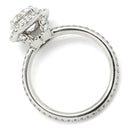 ハリーウィンストン Harry Winston ラウンドカット マイクロパヴェ ダイヤ プラチナシルバー Pt950 ダイヤモンド リング 指輪 5.5号
