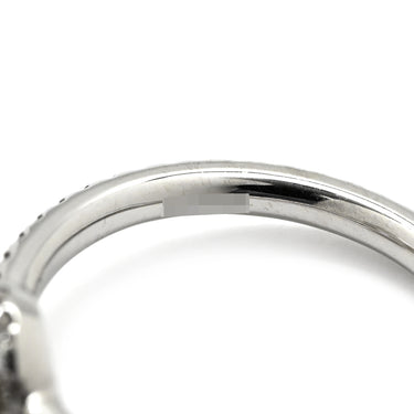 ハリーウィンストン Harry Winston ラウンドカット マイクロパヴェ ダイヤ プラチナシルバー Pt950 ダイヤモンド リング 指輪 5.5号