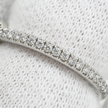 ハリーウィンストン Harry Winston ラウンドカット マイクロパヴェ ダイヤ プラチナシルバー Pt950 ダイヤモンド リング 指輪 5.5号