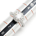 ハリーウィンストン Harry Winston ラウンドカット マイクロパヴェ ダイヤ プラチナシルバー Pt950 ダイヤモンド リング 指輪 5.5号